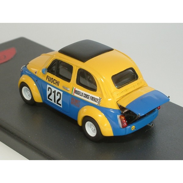 Fiat 500 Abarth 595 #212 Campionato Italiano 1972 Fuochi Mugello Corse - Standard Built 1:43